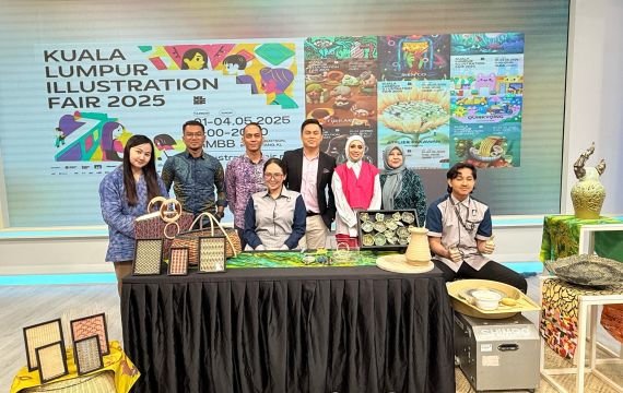 Demonstrasi Jurusan Seni Kraf Seramik Dan Rotan Menerusi Rancangan Malaysia Hari Ini (MHI)